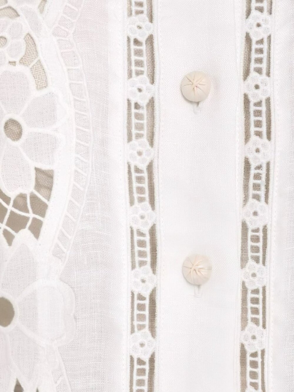 Zimmermann Halcyon Broderie Shirt White US 8 - Picture 12 of 15